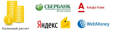 Способы оплаты в Черногорске